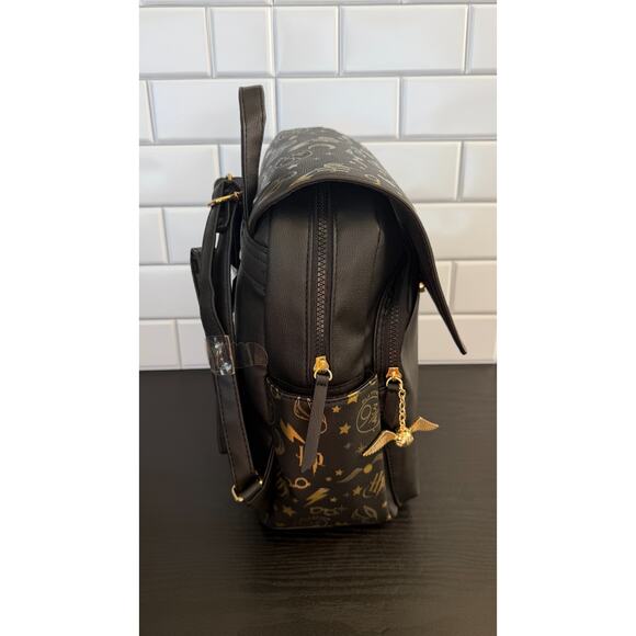 NEW Primark x Harry Potter Black and Gold Backpack main image 9